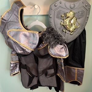 Knight Costume with Shield and Armor
